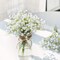30PCS Fake Babys Breath Flowers Artificial White Flowers Gypsophila DIY Floral Bouquets Arrangement Wedding Home Decor